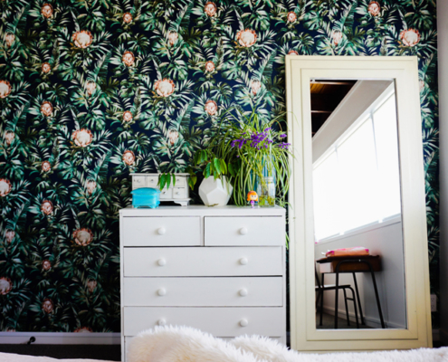 bright patterned wallpaper-Painter Girl & Co-Tauranga